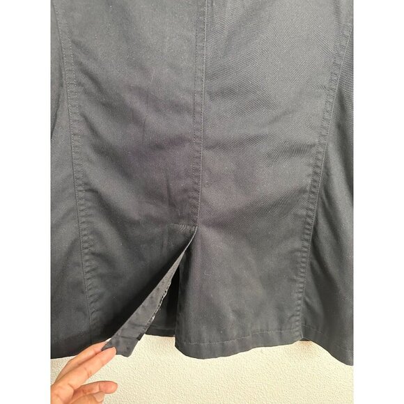 Jack Jones Women's Black Gardner Trench Jacket Size 175/96A US XL - Picture 11 of 16